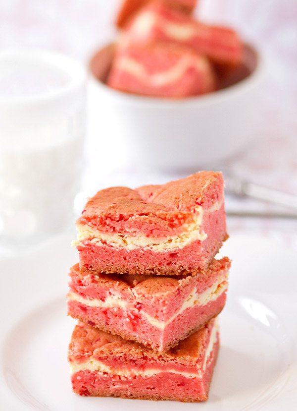 Strawberry Cheesecake Brownies   Confessions of a Cookbook Queen