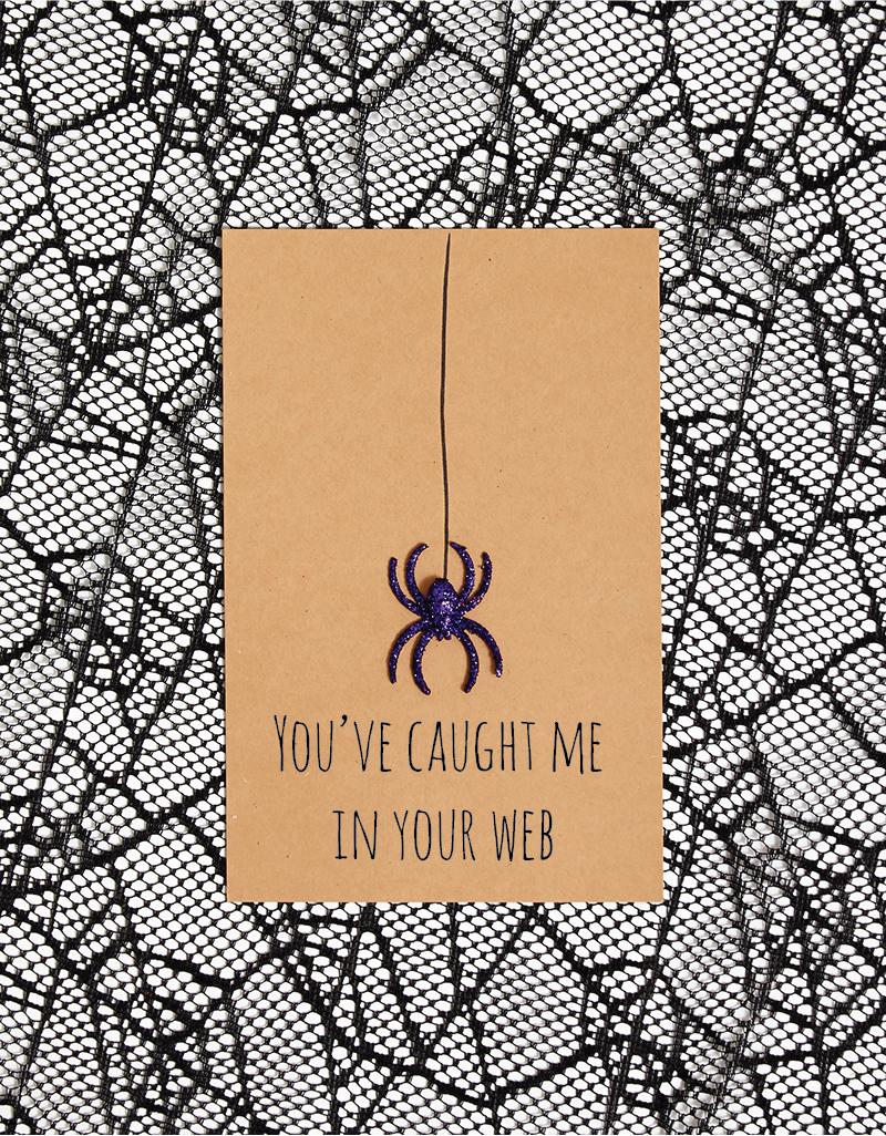 DIY Halloween funny Spider Card