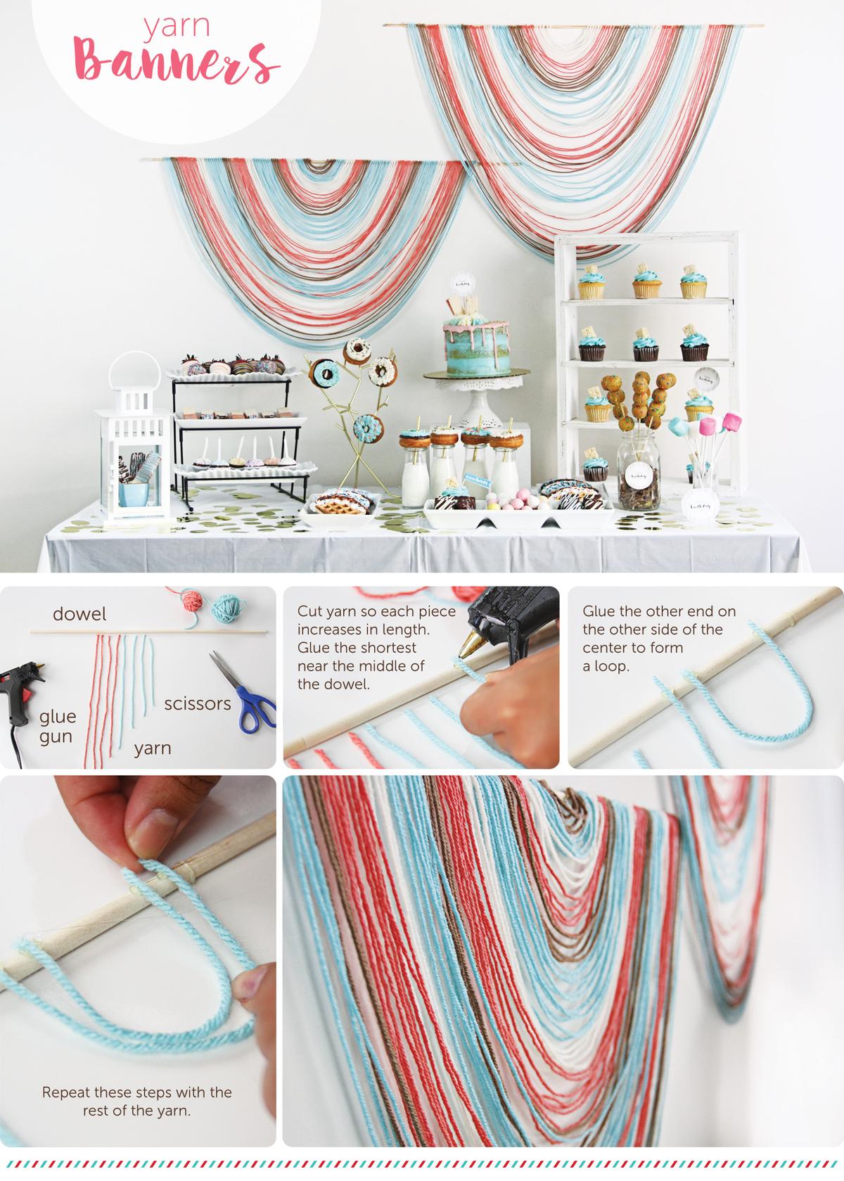 how to yarn banner