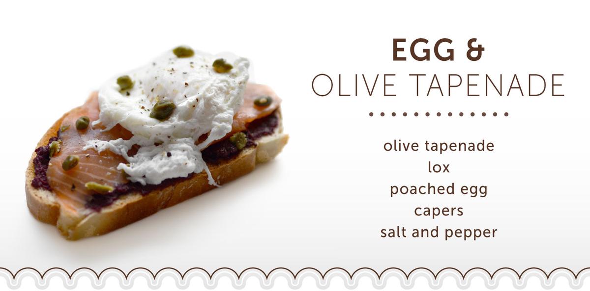 sb toast egg olive tapenade