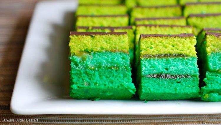 sb green desserts irish rainbow cookies alejandra