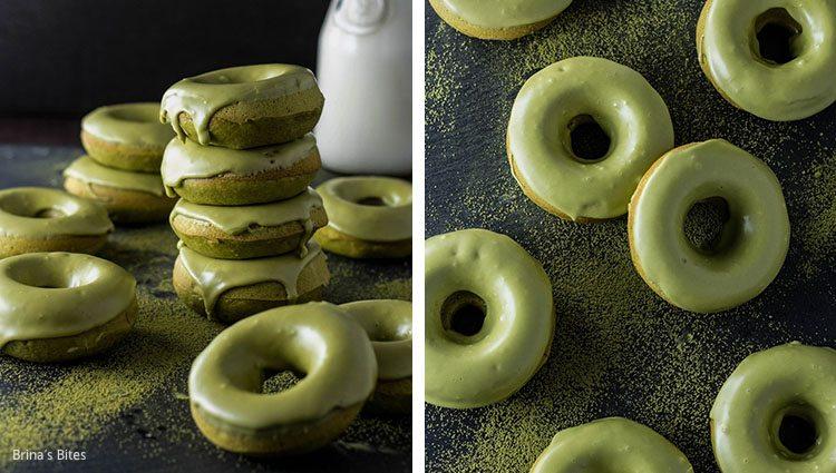 sb green desserts matcha donuts sabrina
