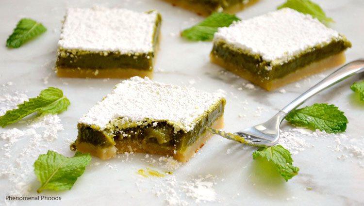 sb green desserts matcha lemon bars laura
