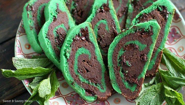 sb green desserts mint choc chip cookies catalina