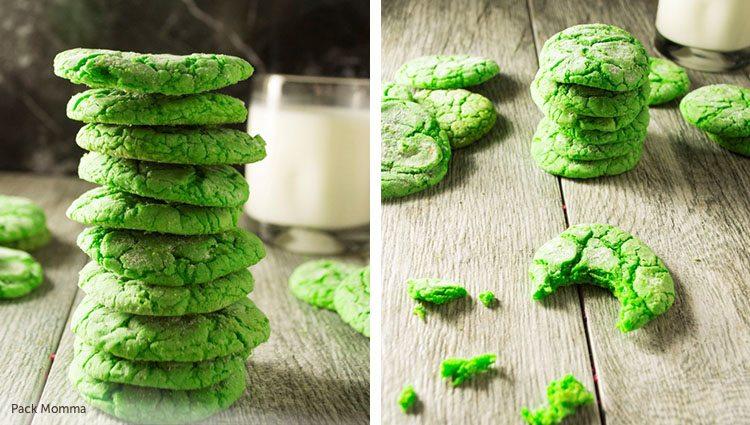 sb green desserts shamrock crinkle cookies heather