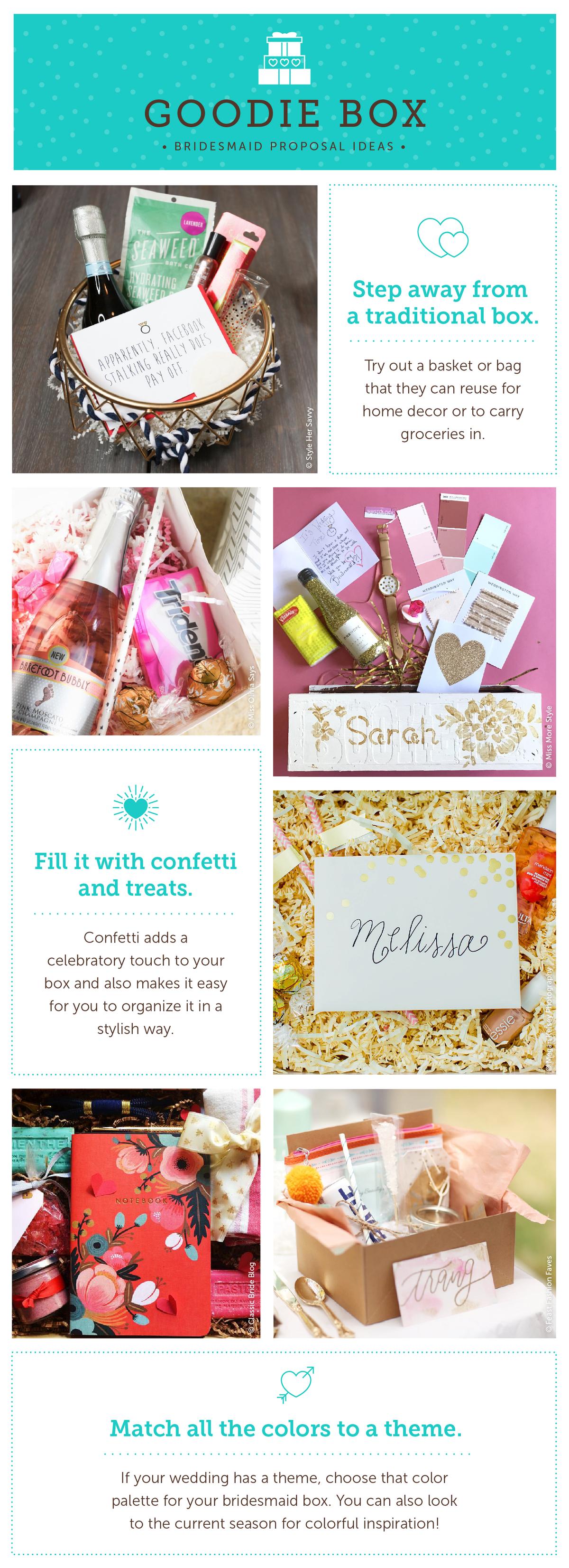 bridesmaid proposal box ideas