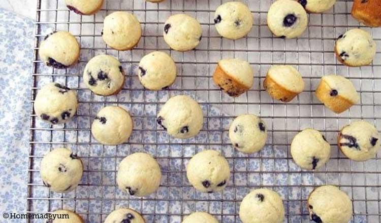 blue berry mini muffins