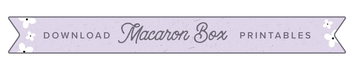 macaron box button