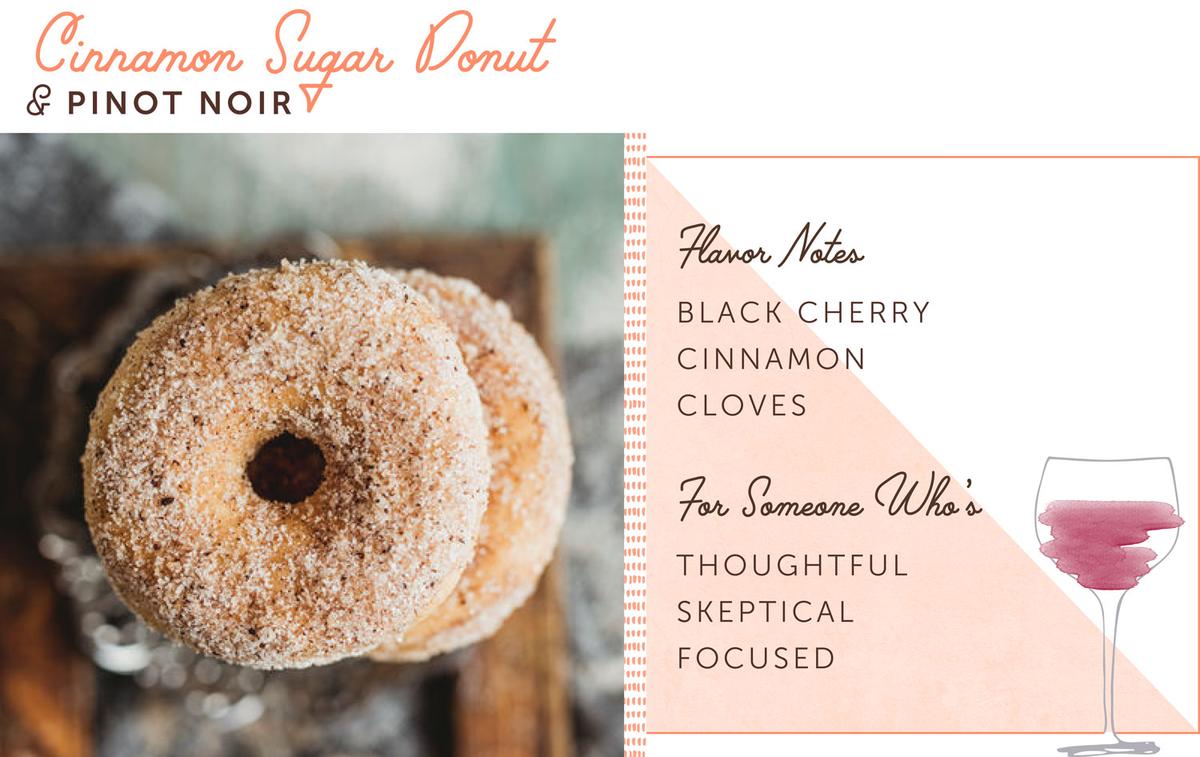 cinnamon sugar donut pairing