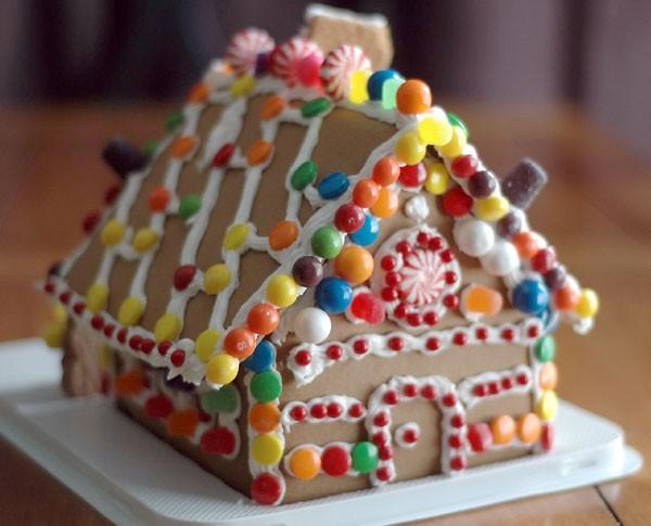 Colorful Candy Gingerbread House