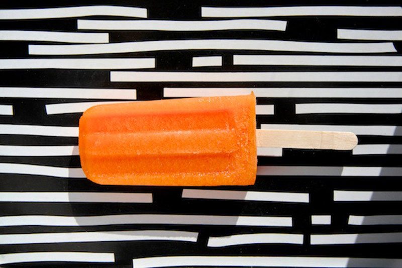 Campari Cantaloupe Pops