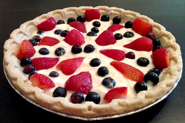 Patriotic Fruit Pie