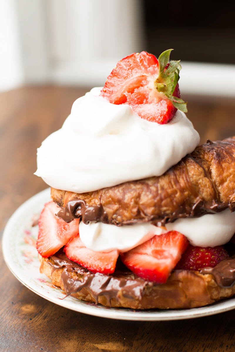 Nutella Strawberry Croissant