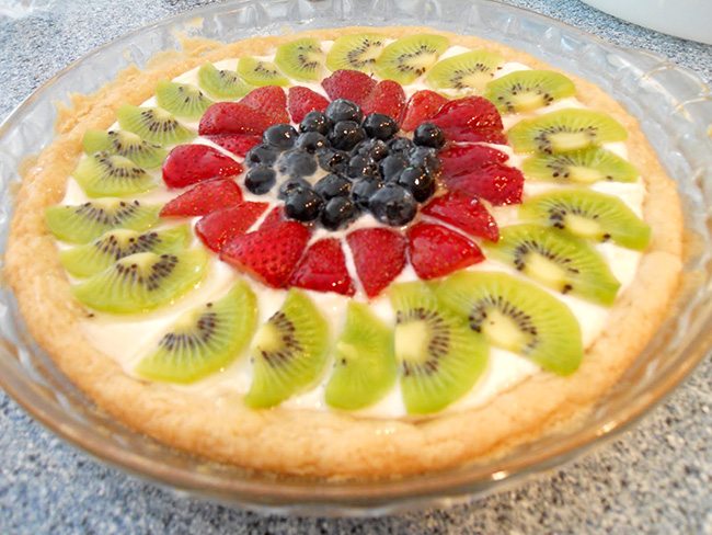 Fruit Cookie Pie