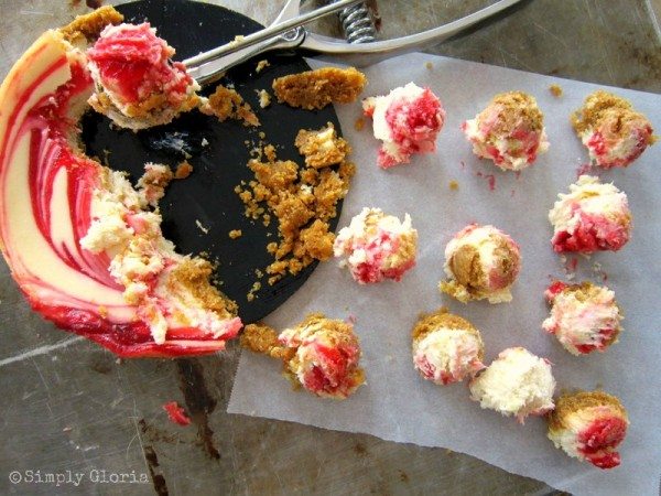 Strawberry Cheesecake Bites   Simply Gloria