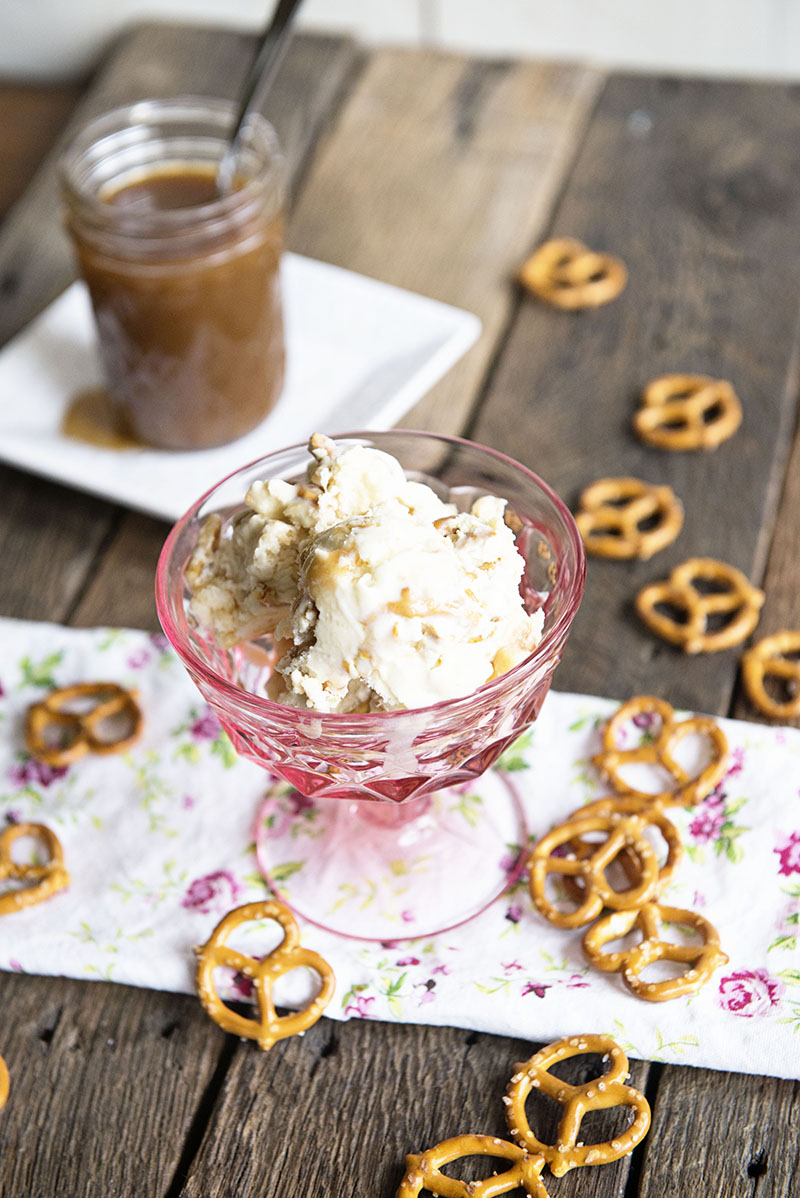 Salted Caramel Ribbon Crunch Ice cream