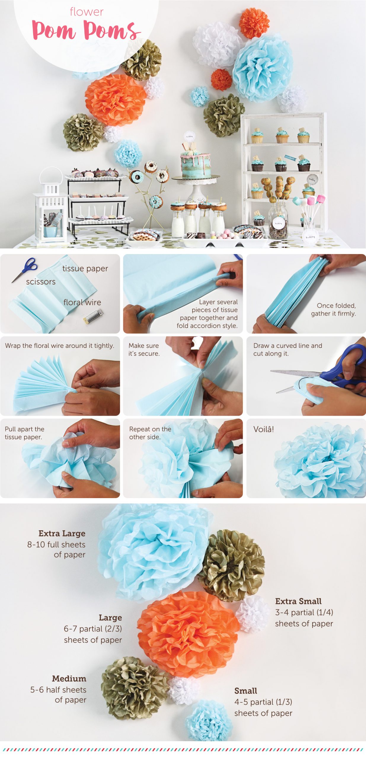 how to pom poms