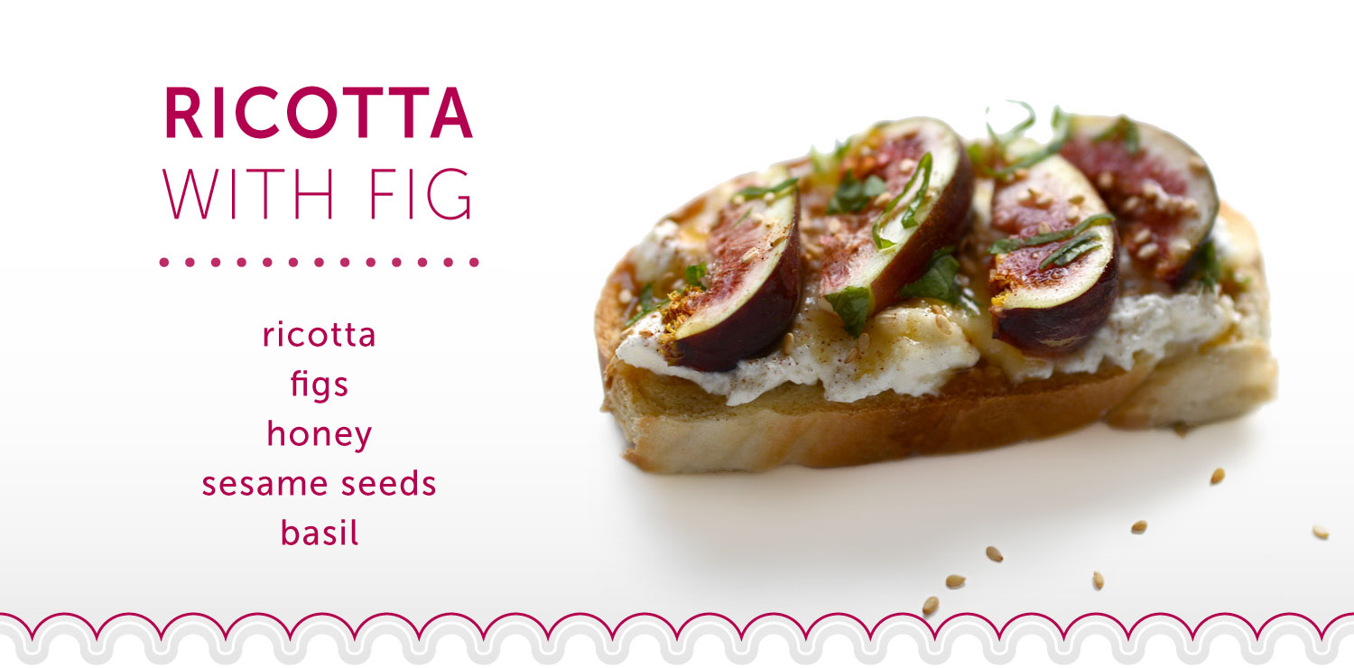 sb toast ricotta with fig