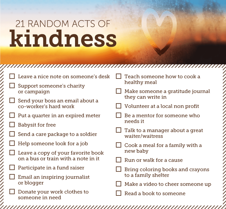 Random Acts Of Kindness That Are Free