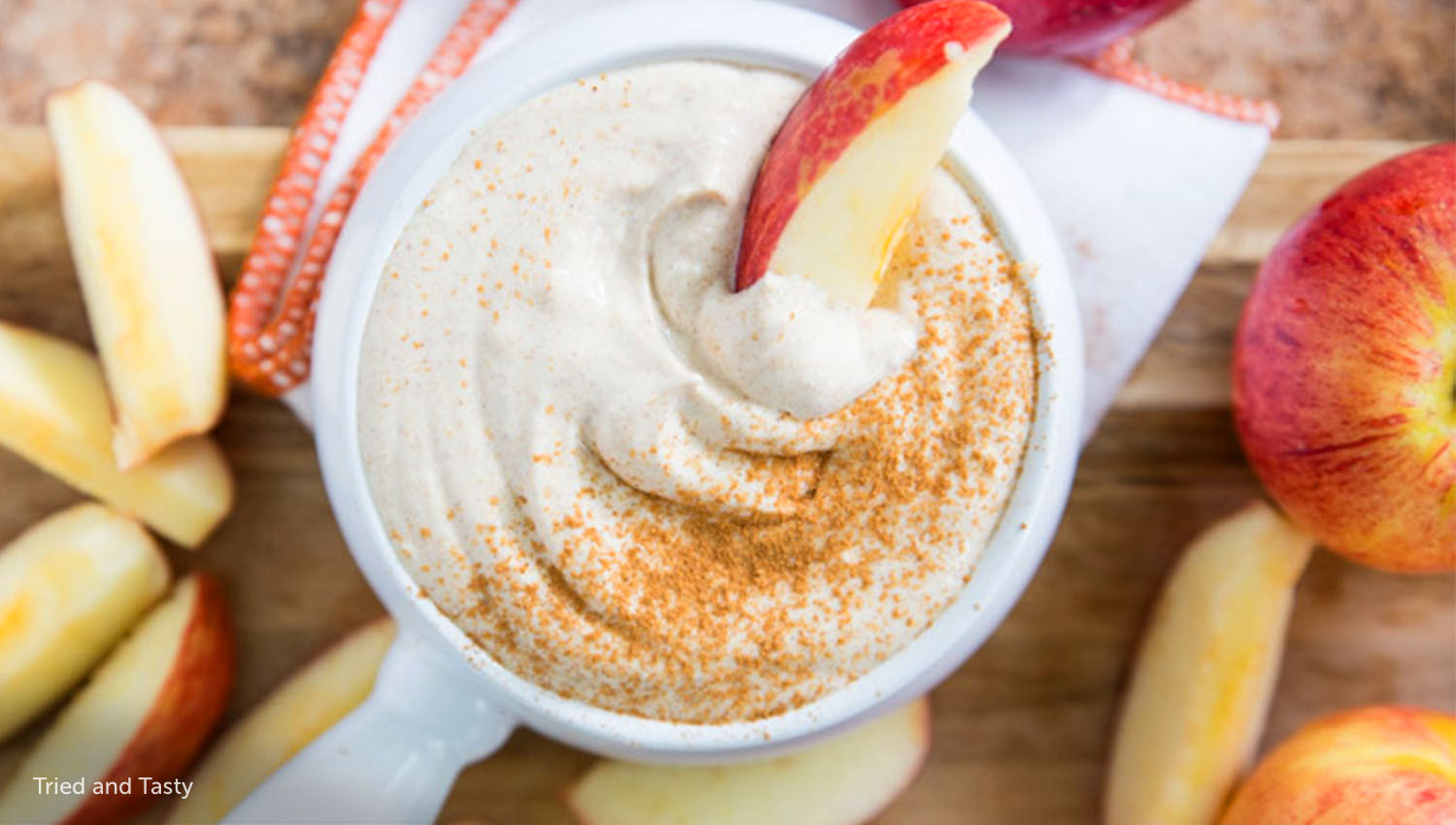 sb  thanksgiving healthy caramel apple fruit dip