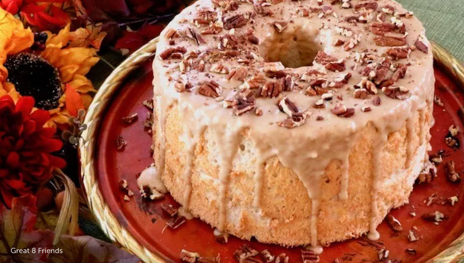 sb  thanksgiving maple pecan angel food cake