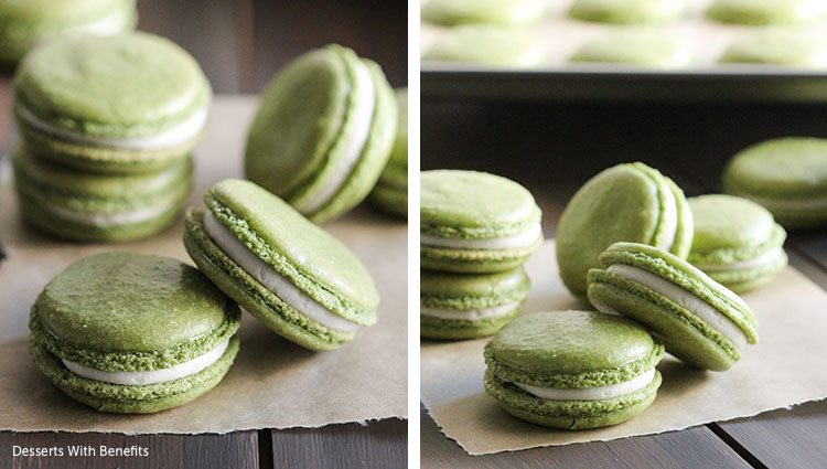 sb green desserts matcha green tea macaron jessica