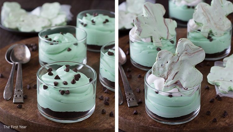 sb green desserts no bake shamrock cake beth