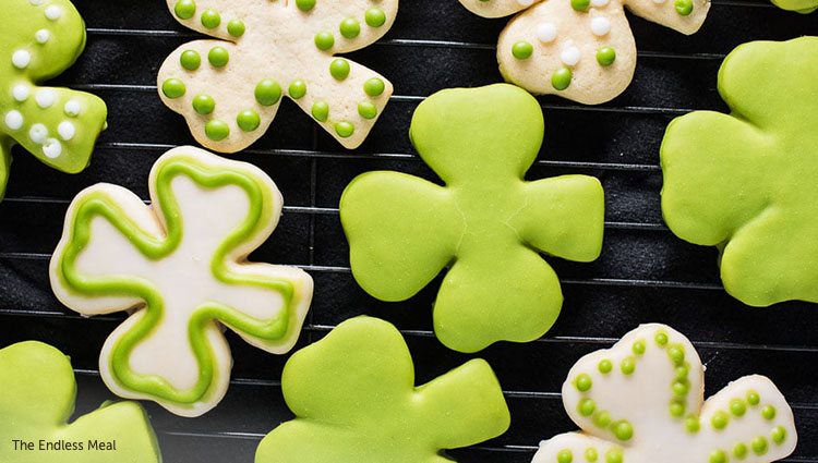 sb green desserts shamrock sugar cookies kristen