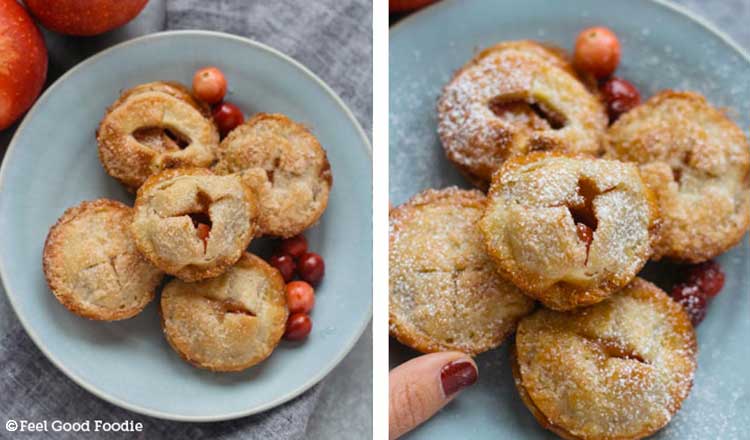 cranberry mini apple pies