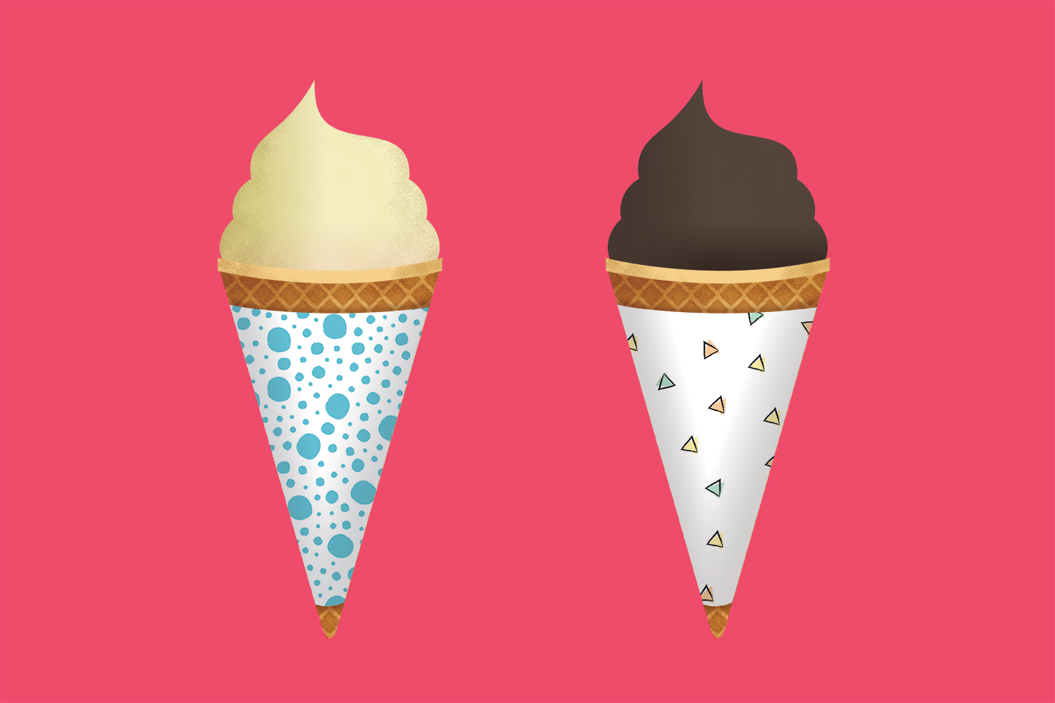 https://www.berries.com/blog/wp content/uploads///ice cream cone wrappers pattern