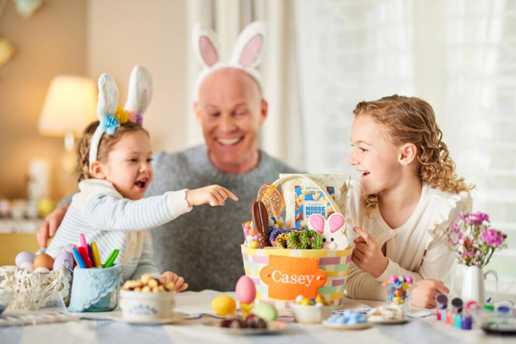 easter facts two kids with candy